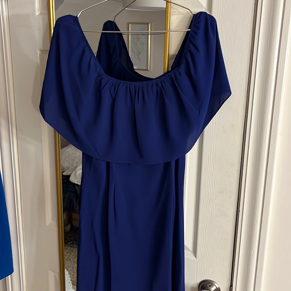 NEW | Connected Apparel | Off-Shoulder High Low Dress